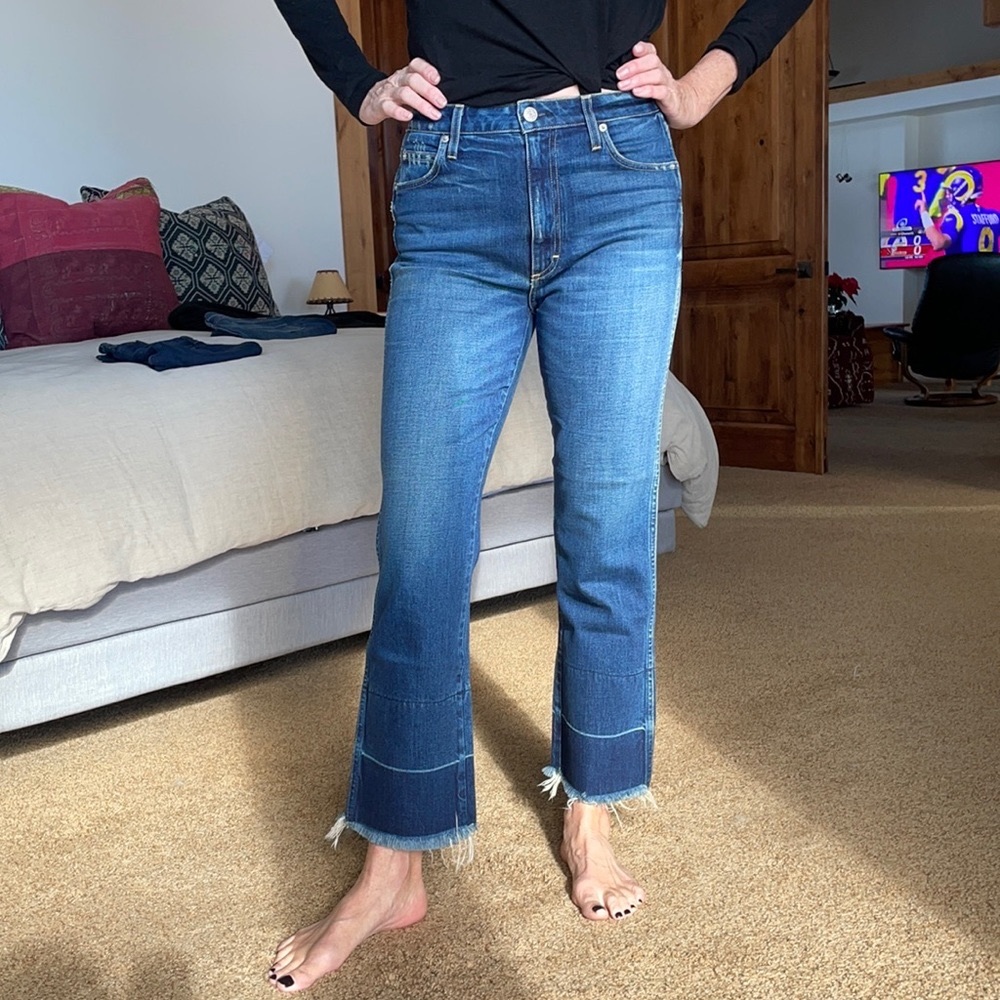 High dark AMO Jeans